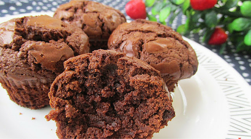 Mini Brownie com Nutella